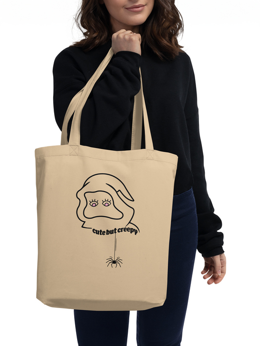 Cute But Creepy Eco Tote
