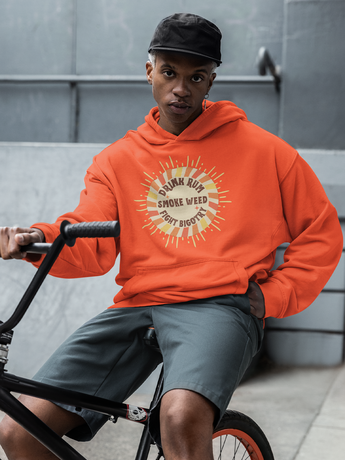 Drink, Smoke, Fight Hoodie