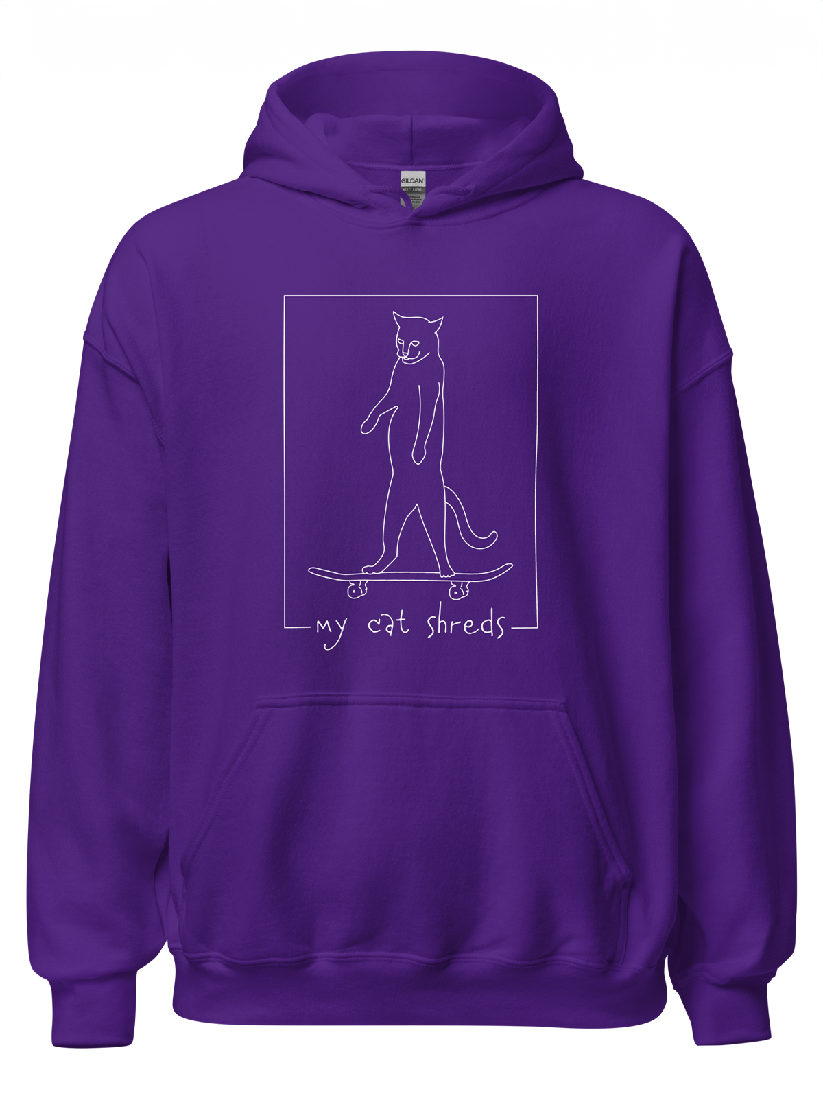 My Cat Shreds Darks Hoodie
