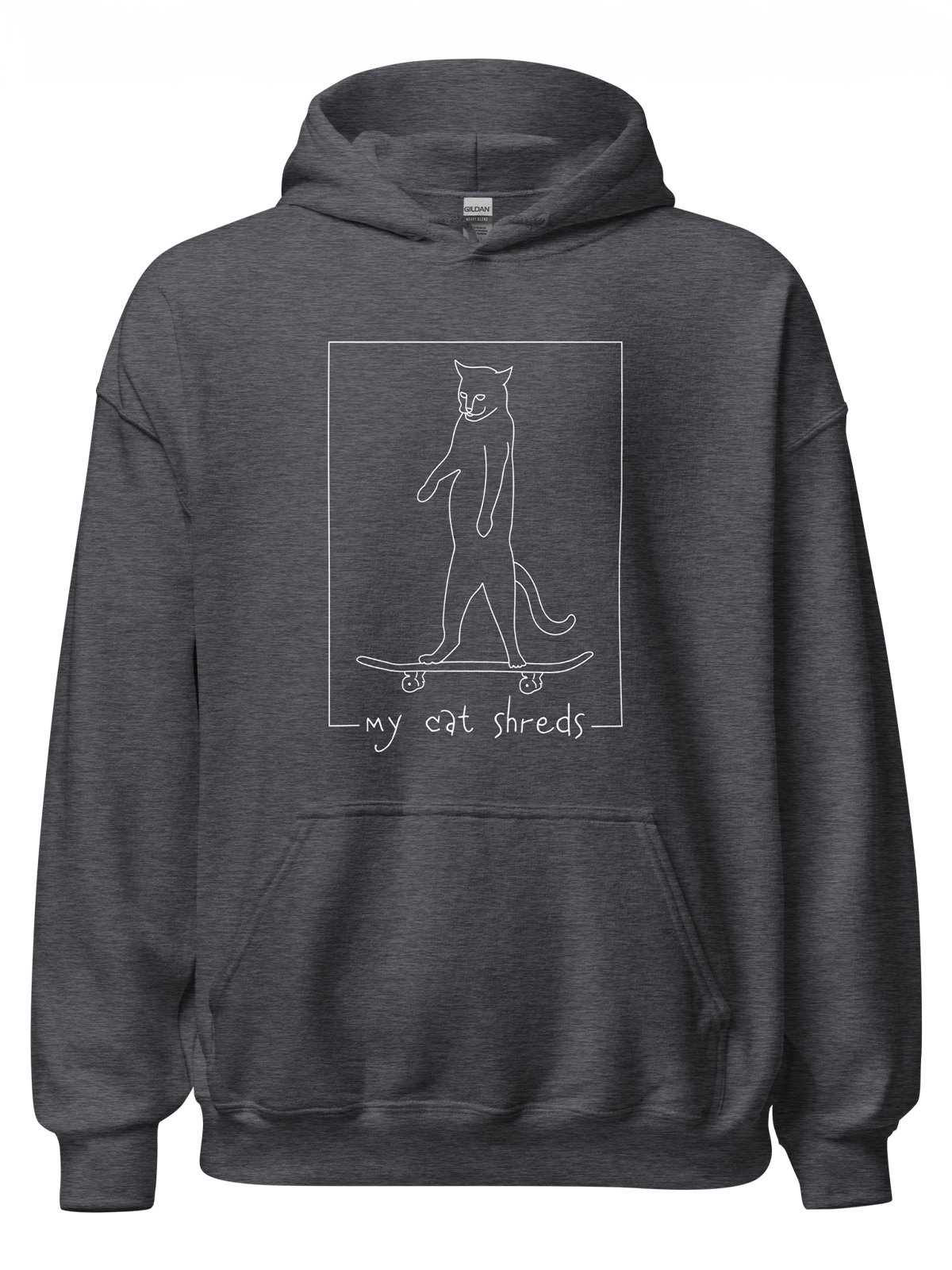 My Cat Shreds Darks Hoodie