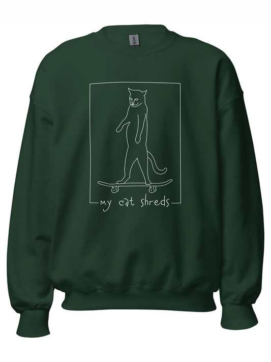 My Cat Shreds Darks Sweatshirt