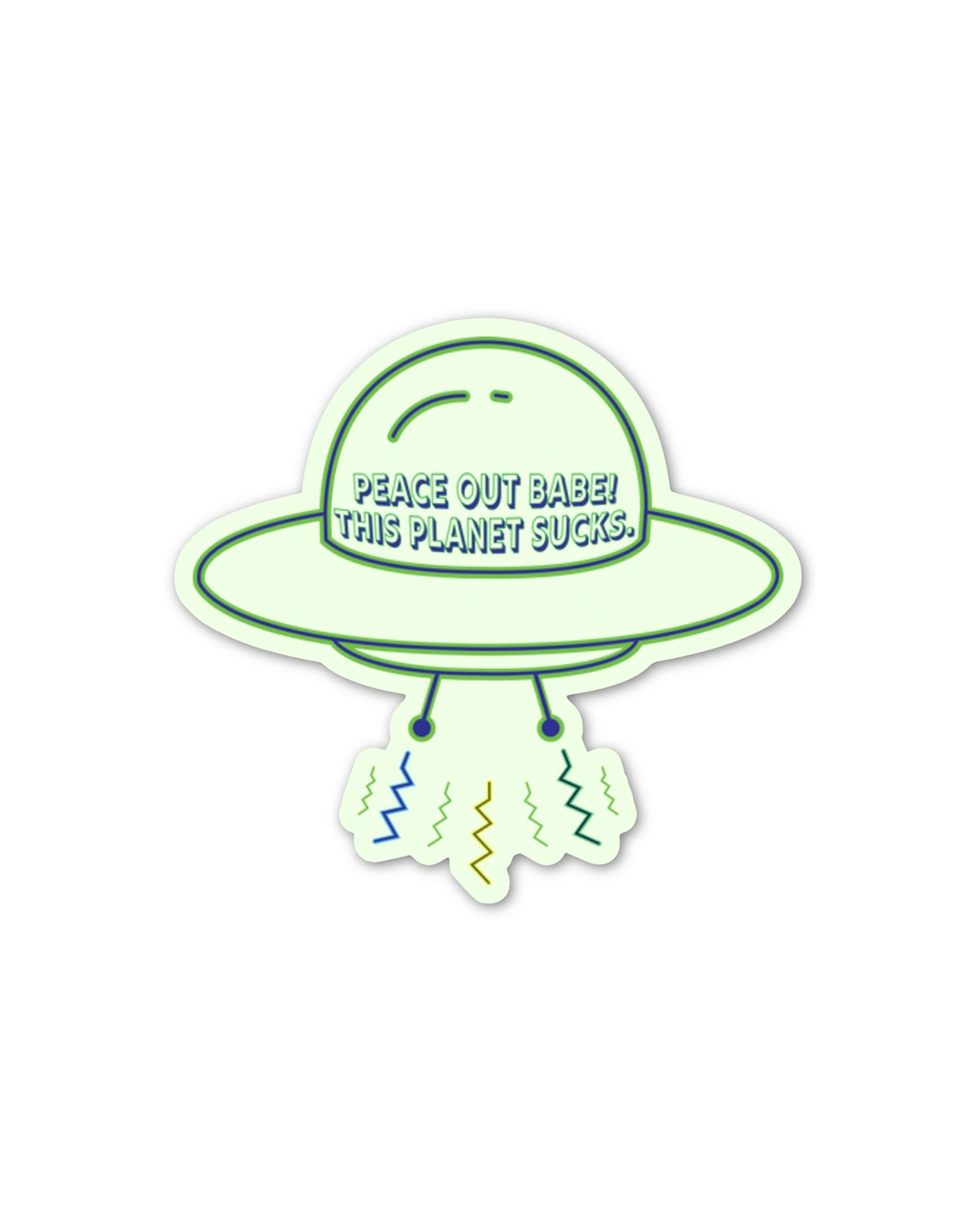 This Planet Sucks Sticker