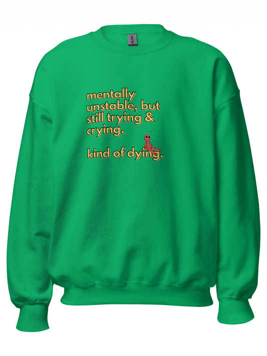 Unstable, Still Trying Sweatshirt