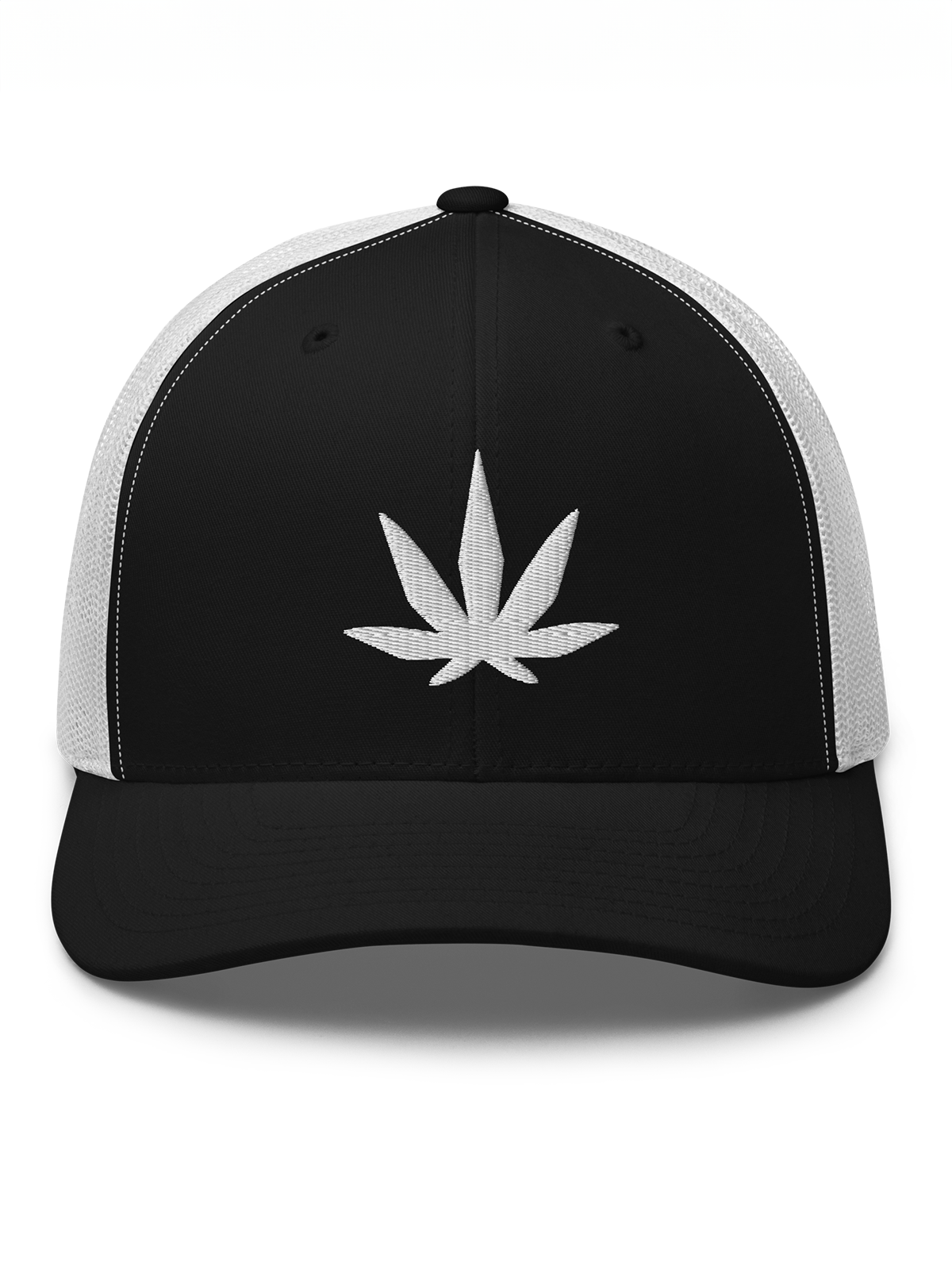 Weed Leaf Trucker Cap