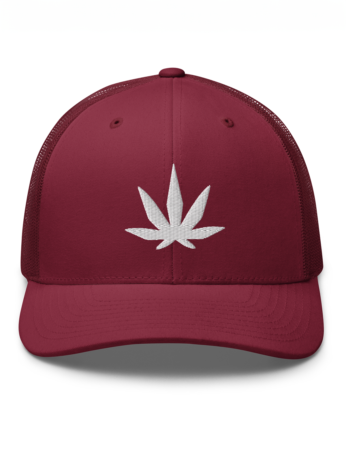 Weed Leaf Trucker Cap