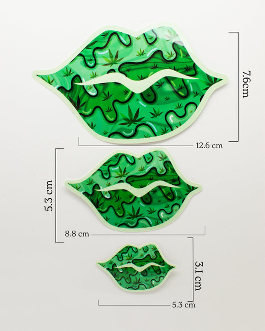 Weed Lips Sticker