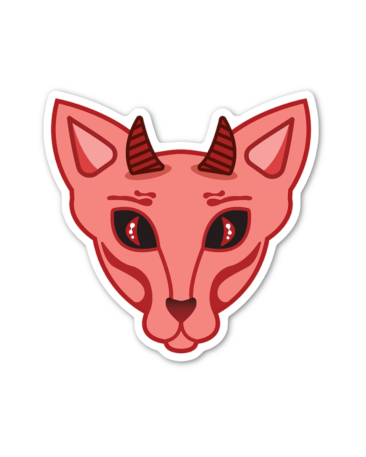 Devil Cat Sticker