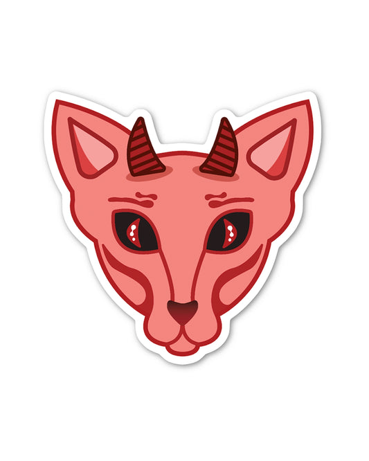 Devil Cat Sticker