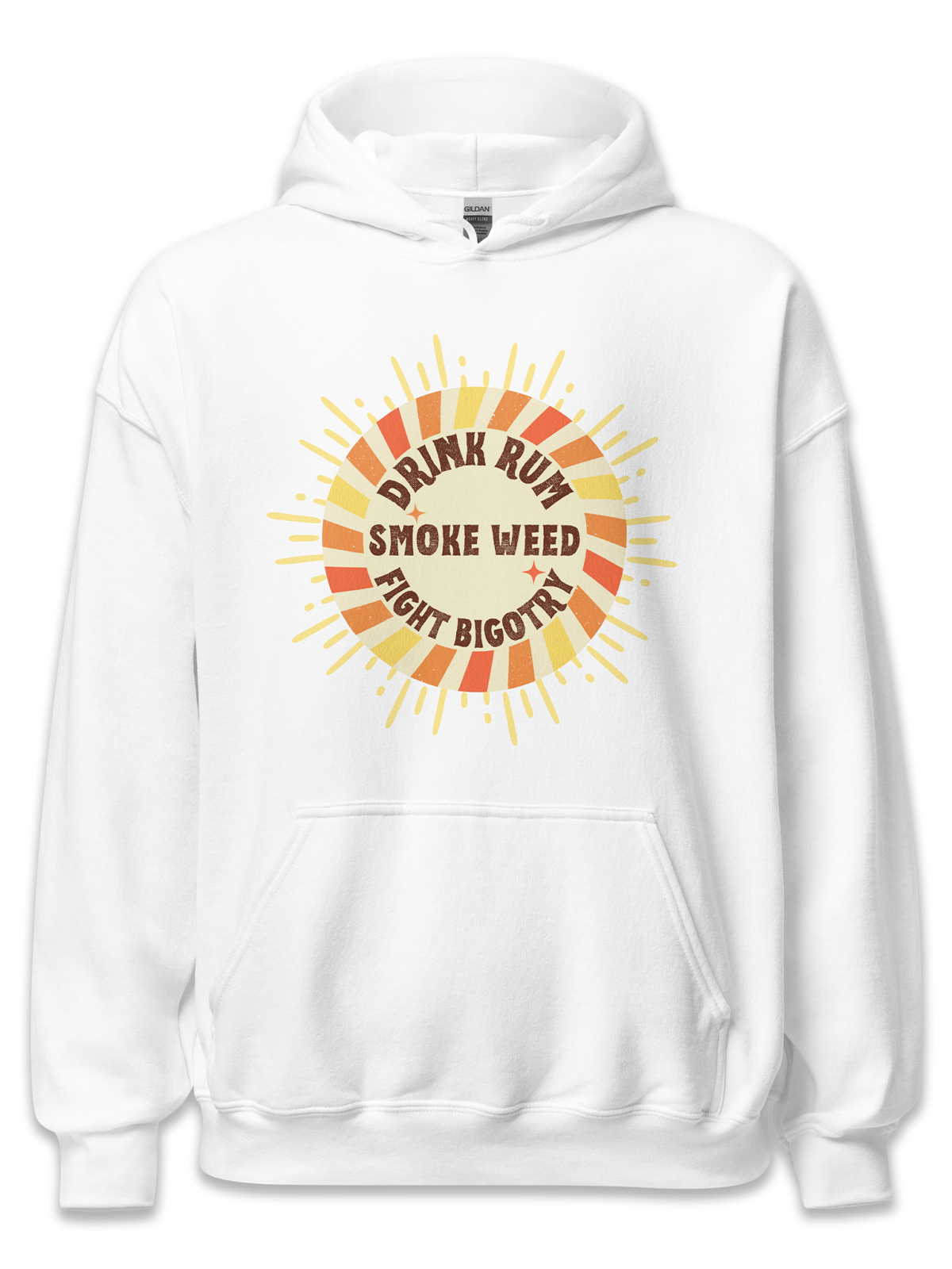 Drink, Smoke, Fight Hoodie