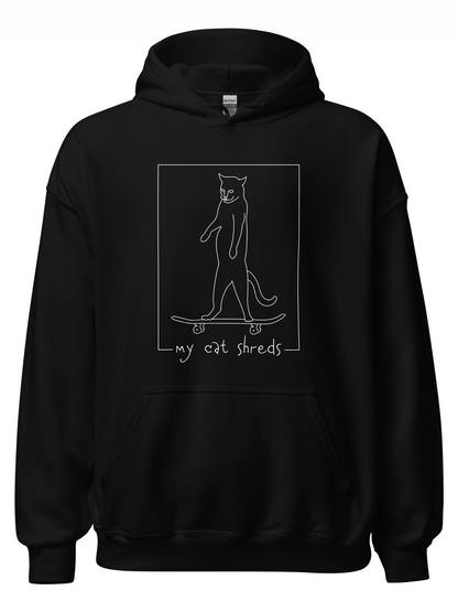 My Cat Shreds Darks Hoodie