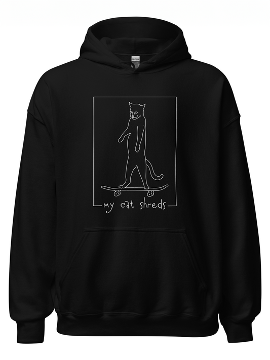 My Cat Shreds Darks Hoodie