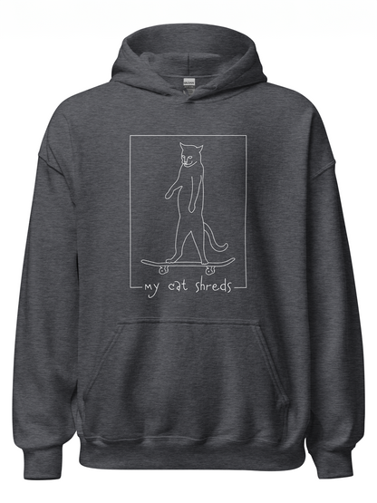 My Cat Shreds Darks Hoodie