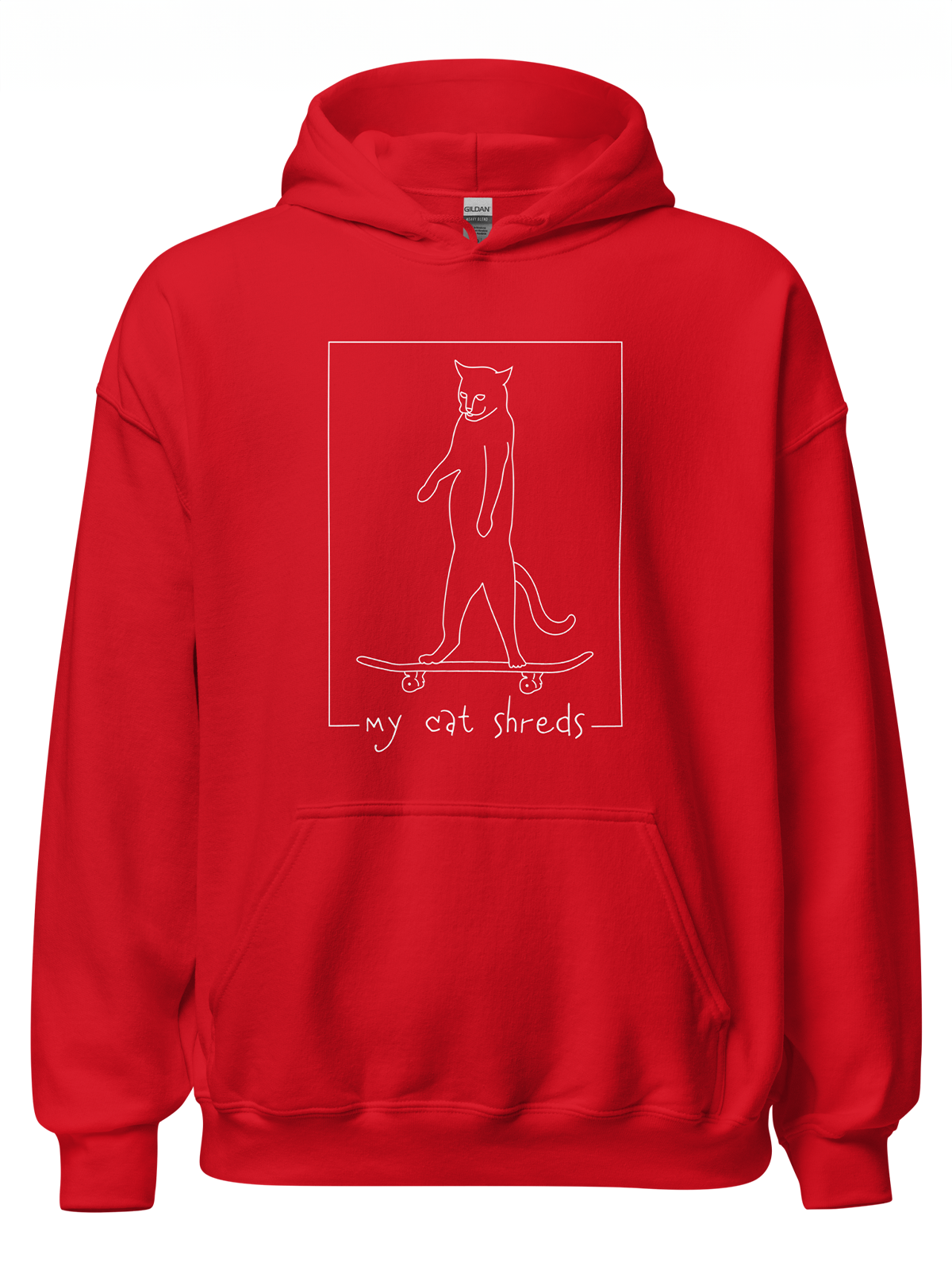 My Cat Shreds Darks Hoodie