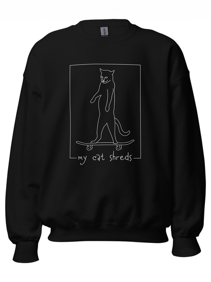 My Cat Shreds Darks Sweatshirt