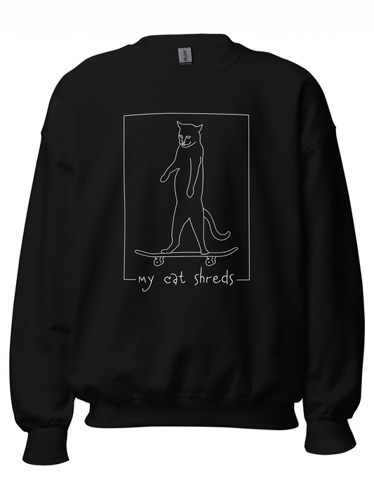 My Cat Shreds Darks Sweatshirt