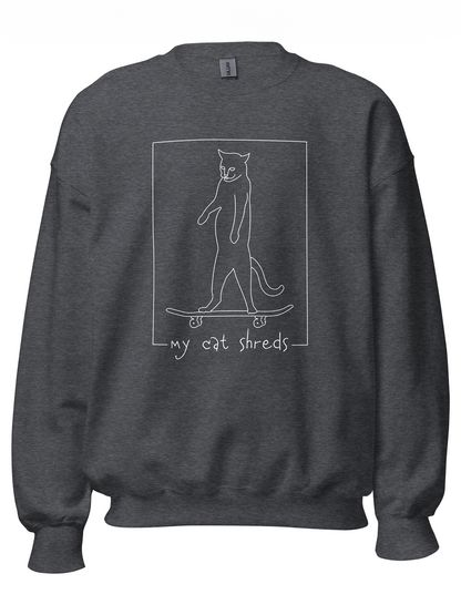 My Cat Shreds Darks Sweatshirt