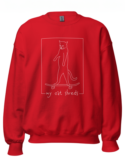 My Cat Shreds Darks Sweatshirt