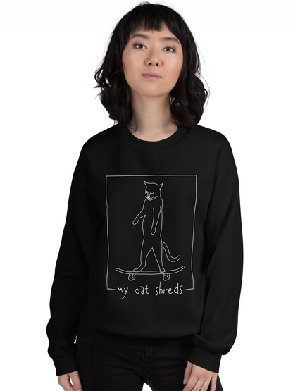 My Cat Shreds Darks Sweatshirt