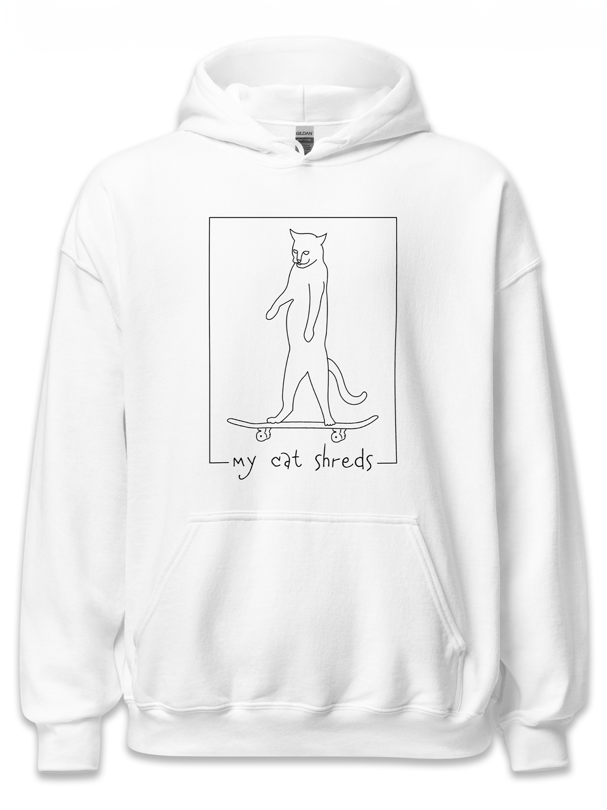 My Cat Shreds Lights Hoodie