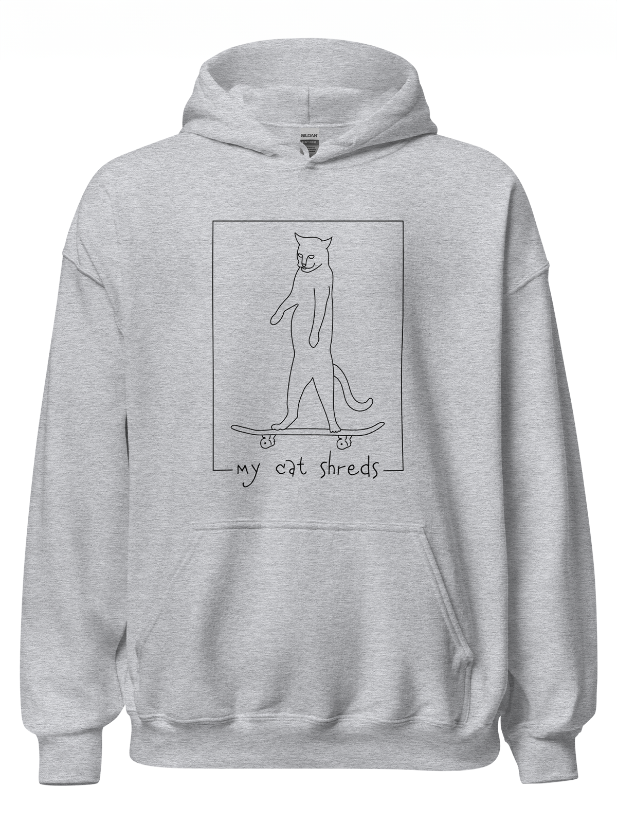 My Cat Shreds Lights Hoodie