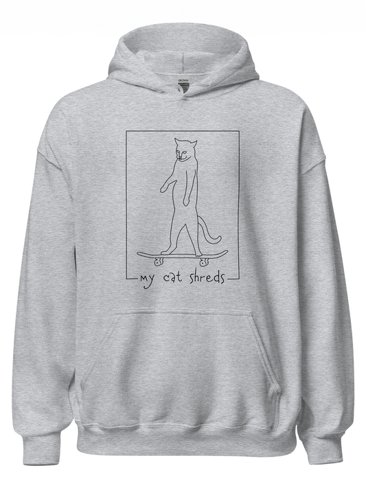 My Cat Shreds Lights Hoodie