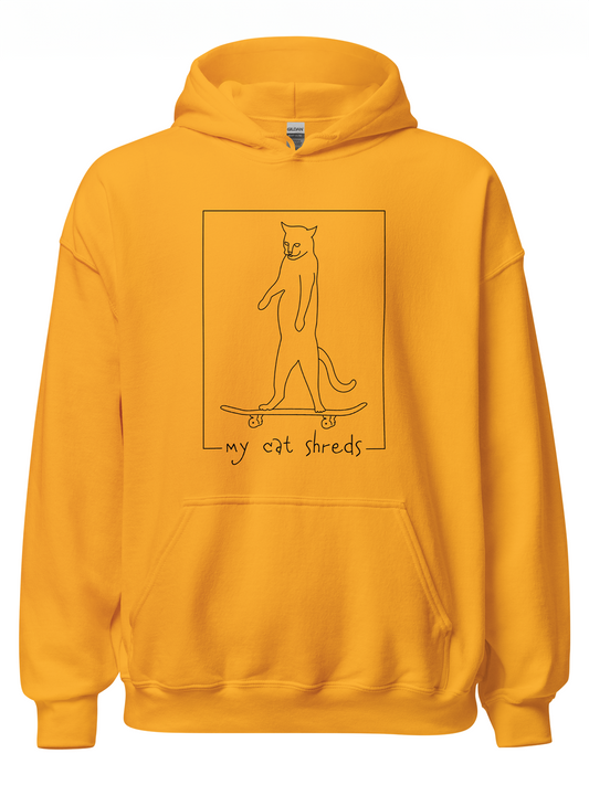 My Cat Shreds Lights Hoodie