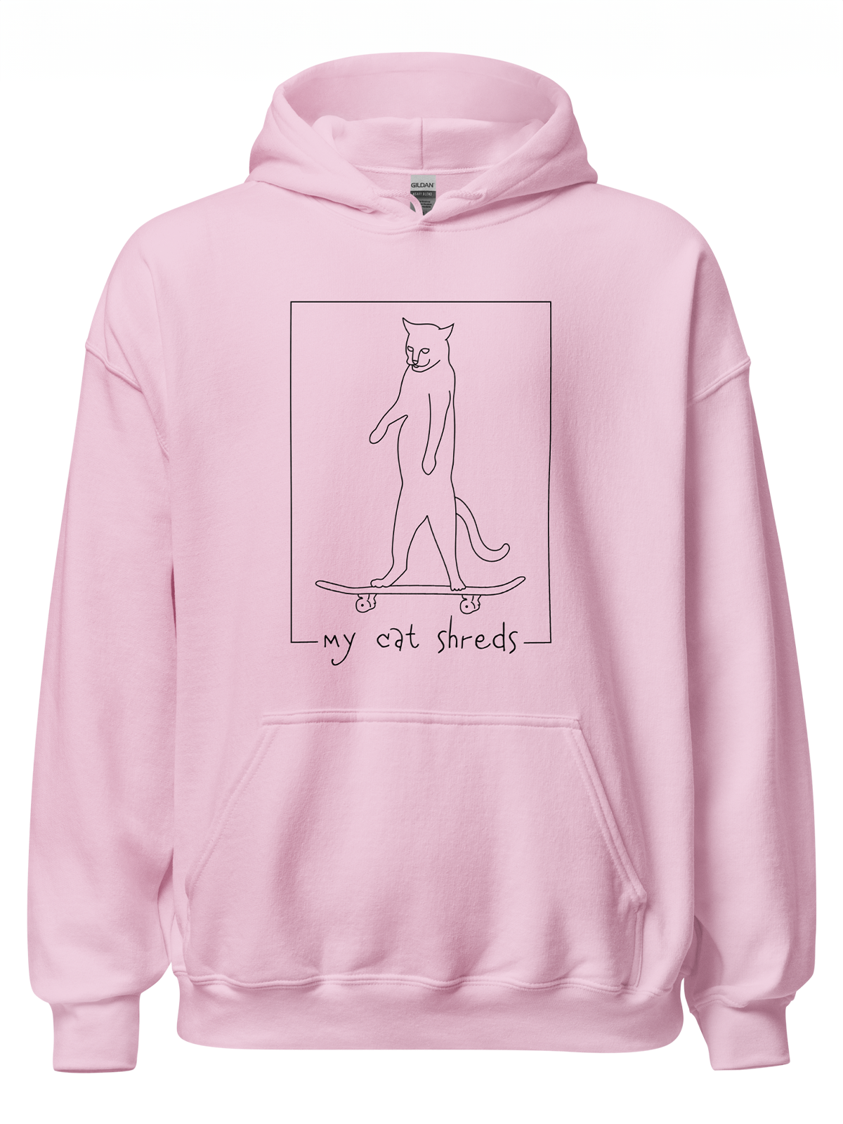 My Cat Shreds Lights Hoodie