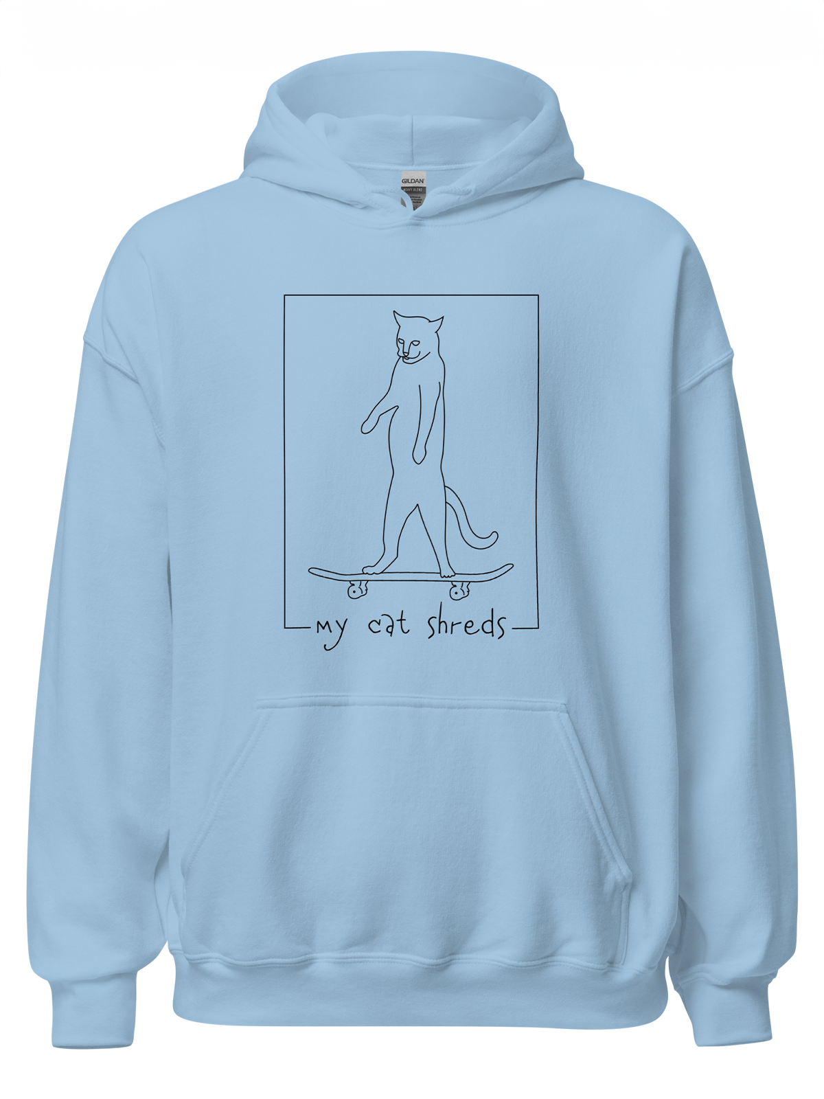 My Cat Shreds Lights Hoodie