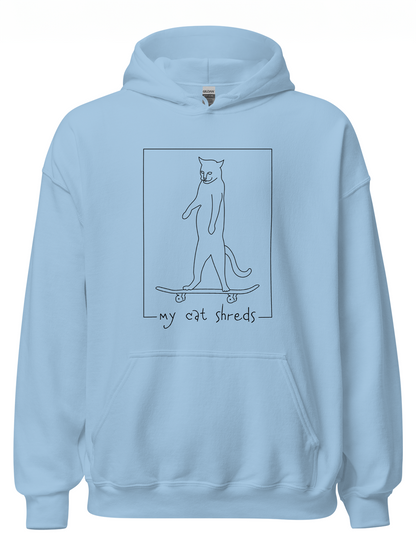 My Cat Shreds Lights Hoodie