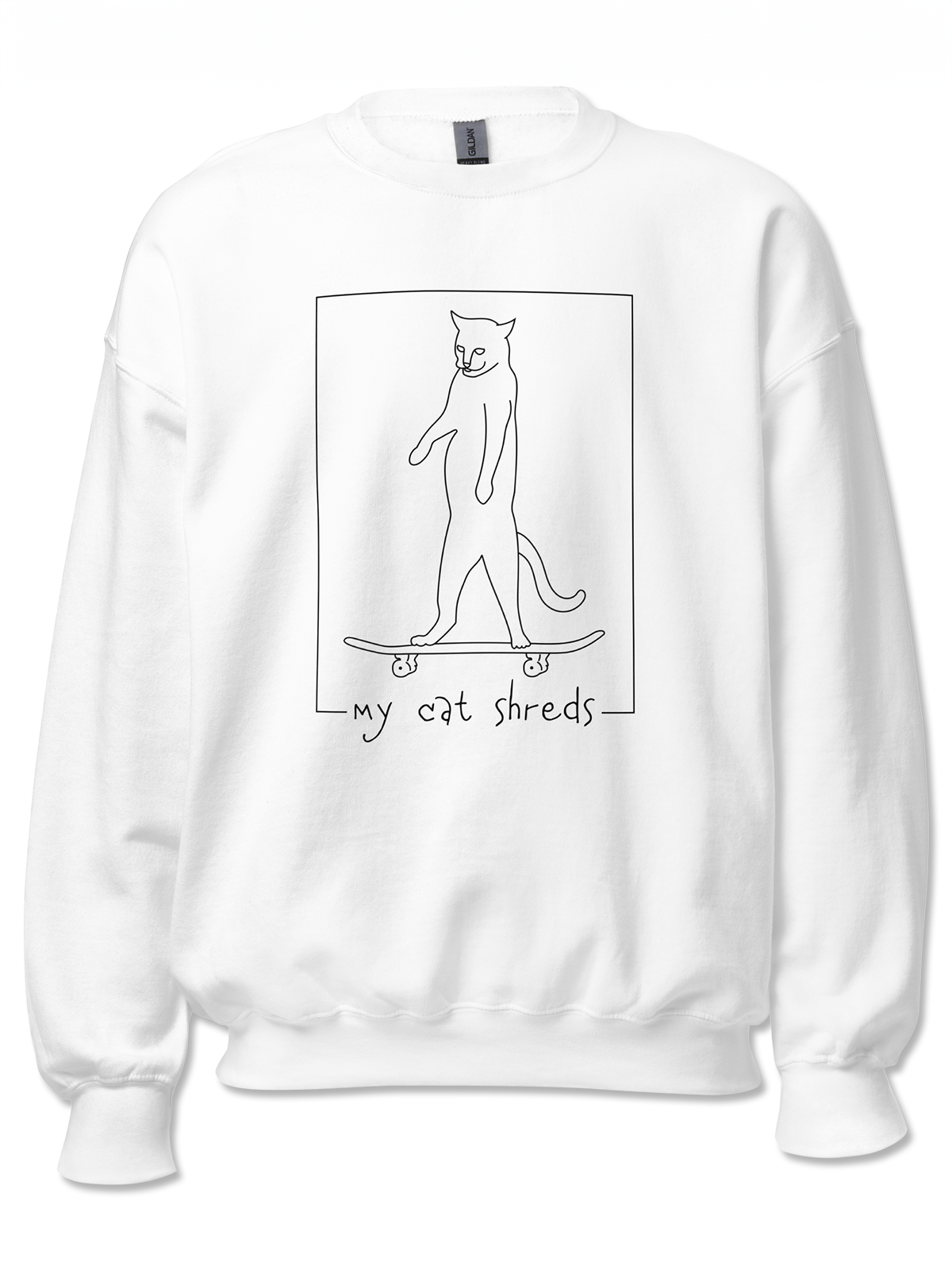 My Cat Shreds Lights Sweatshirt