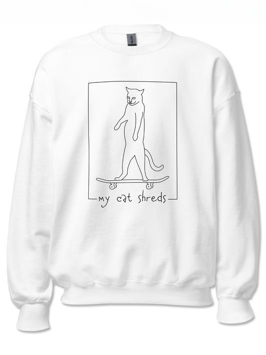 My Cat Shreds Lights Sweatshirt