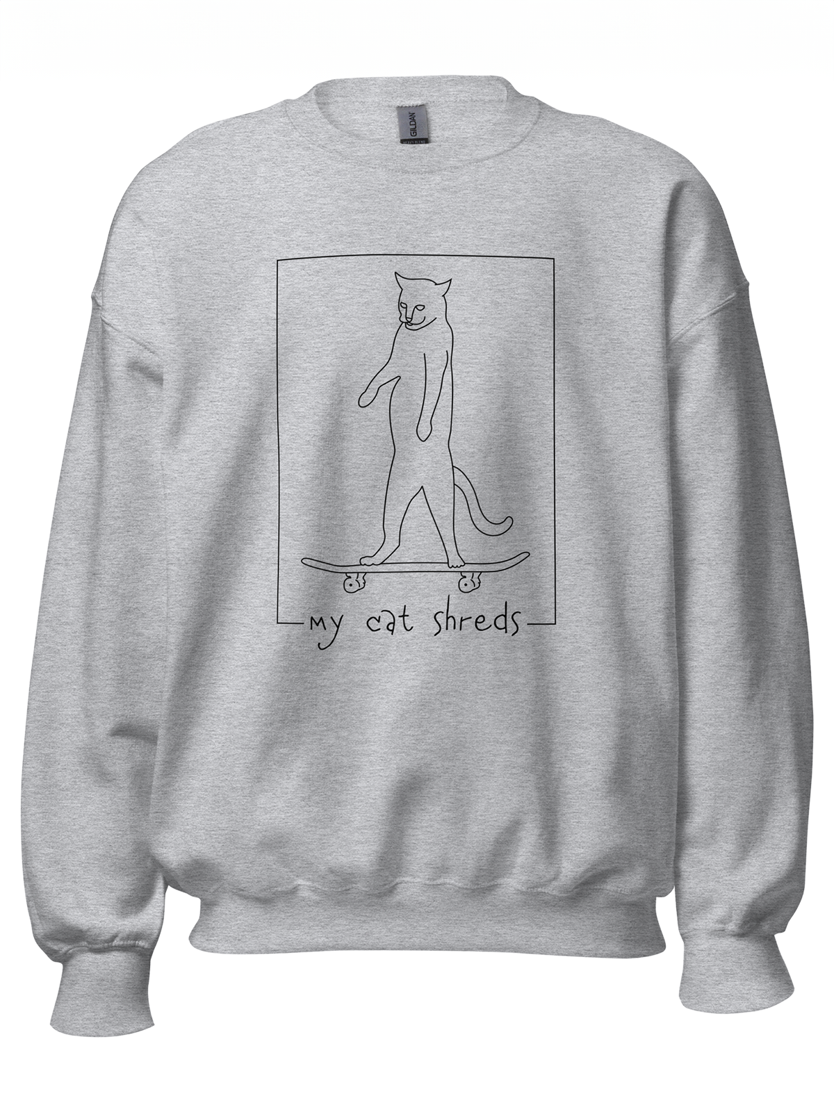 My Cat Shreds Lights Sweatshirt