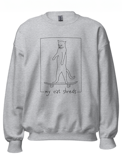 My Cat Shreds Lights Sweatshirt