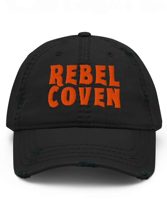 Rebel Coven Distressed Cap