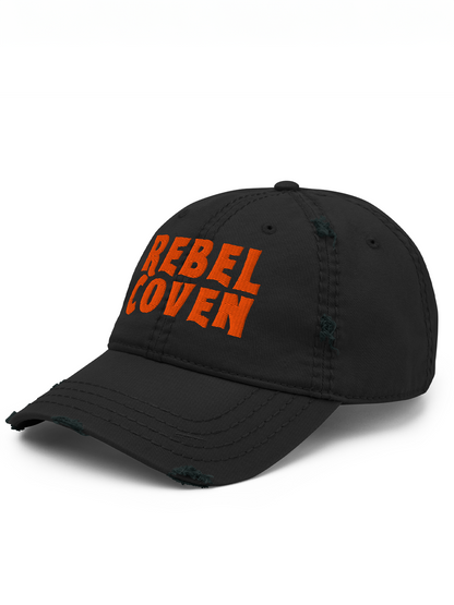 Rebel Coven Distressed Cap