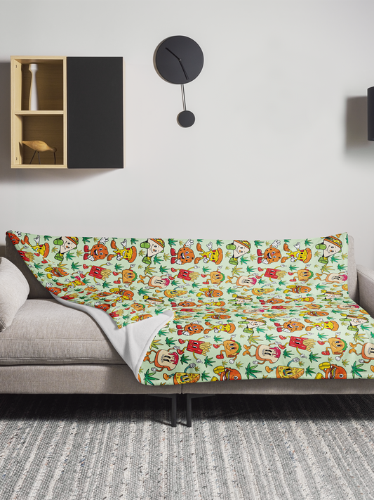 The Munchies Throw Blanket