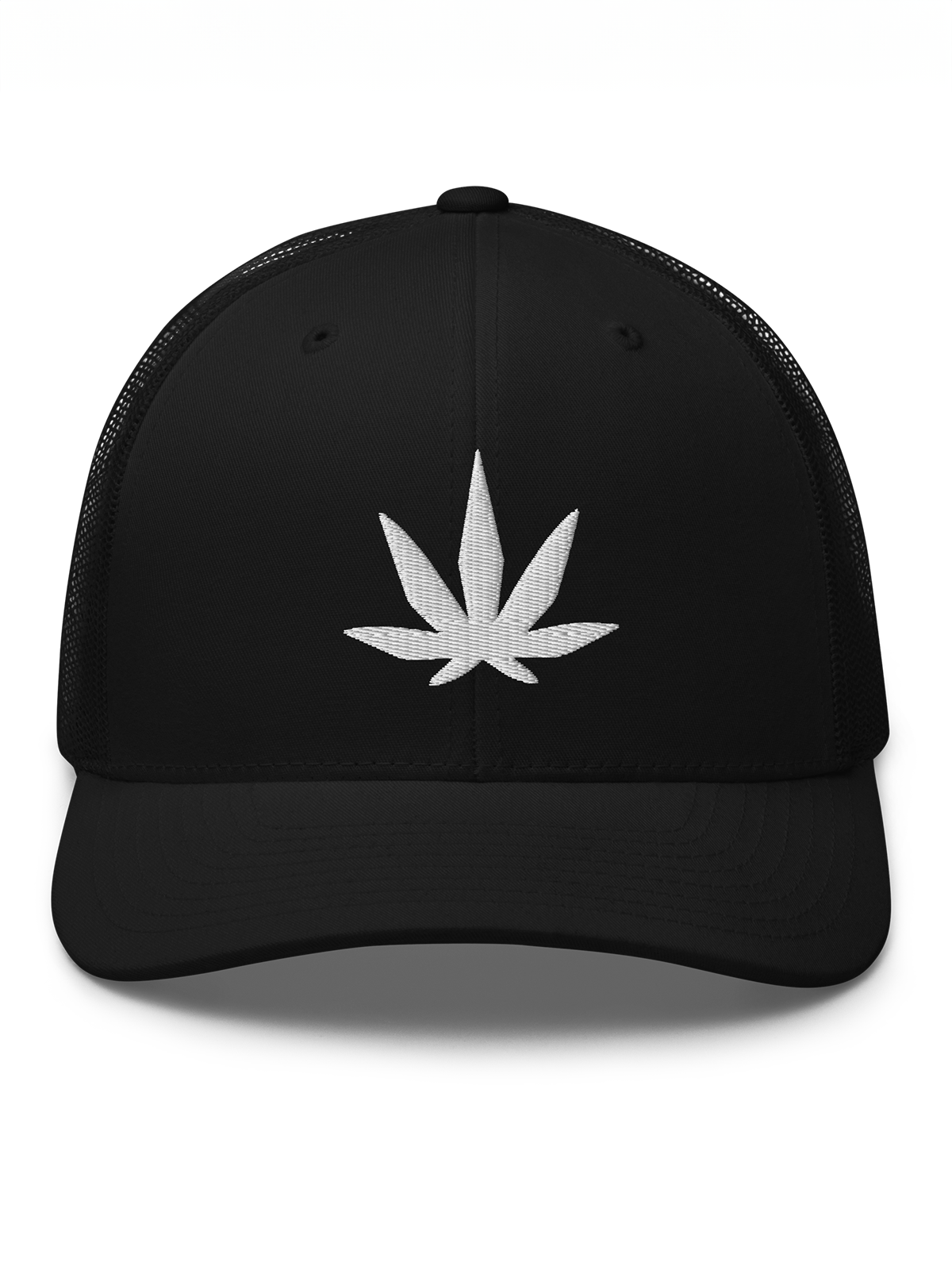 Weed Leaf Trucker Cap