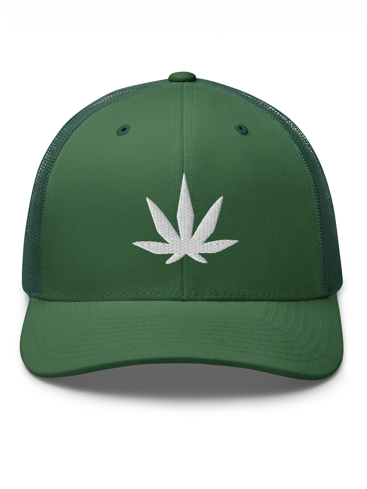 Weed Leaf Trucker Cap