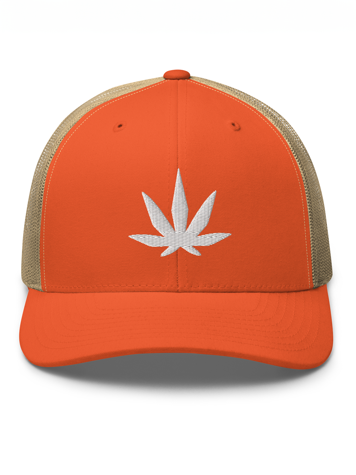 Weed Leaf Trucker Cap