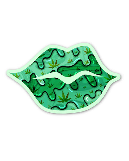 Weed Lips Sticker